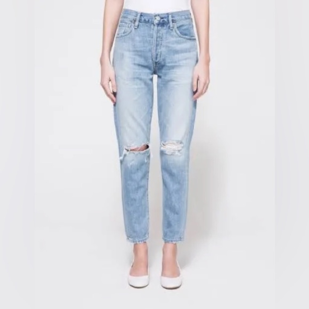 Citizens Of Humanity Liya High Rise Classic Fit Jeans Crops (size 29)